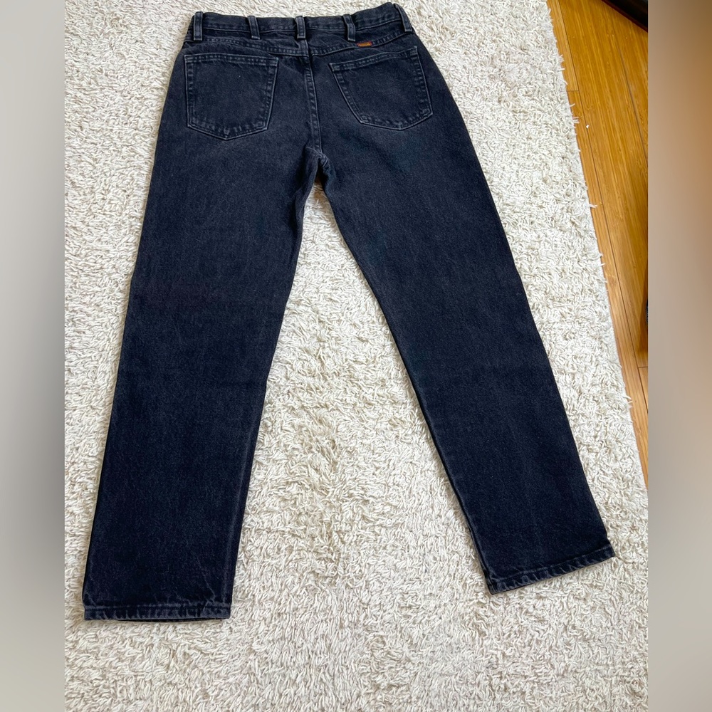 Mens Rustlers W31 L30 black denim jeans